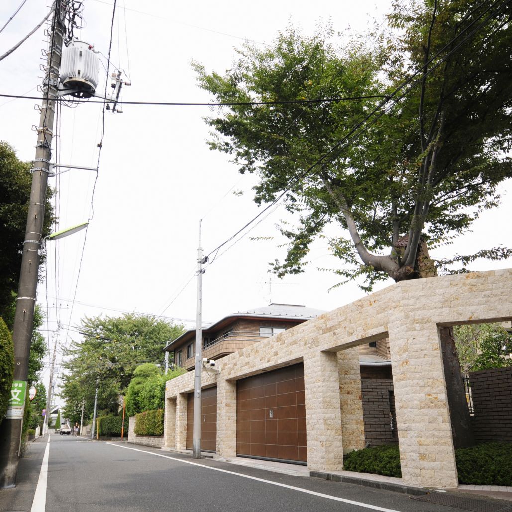 閑静な住宅地で暮らす