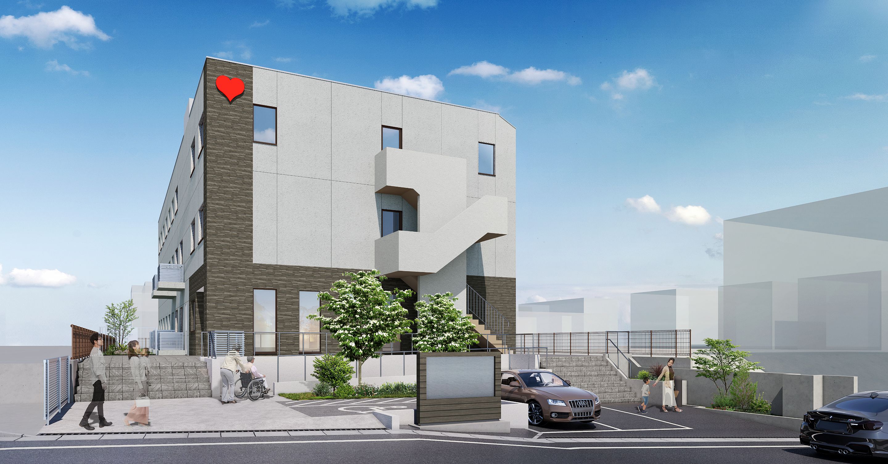 2026.6完成予定 世田谷区岡本 住宅型有料老人ホーム